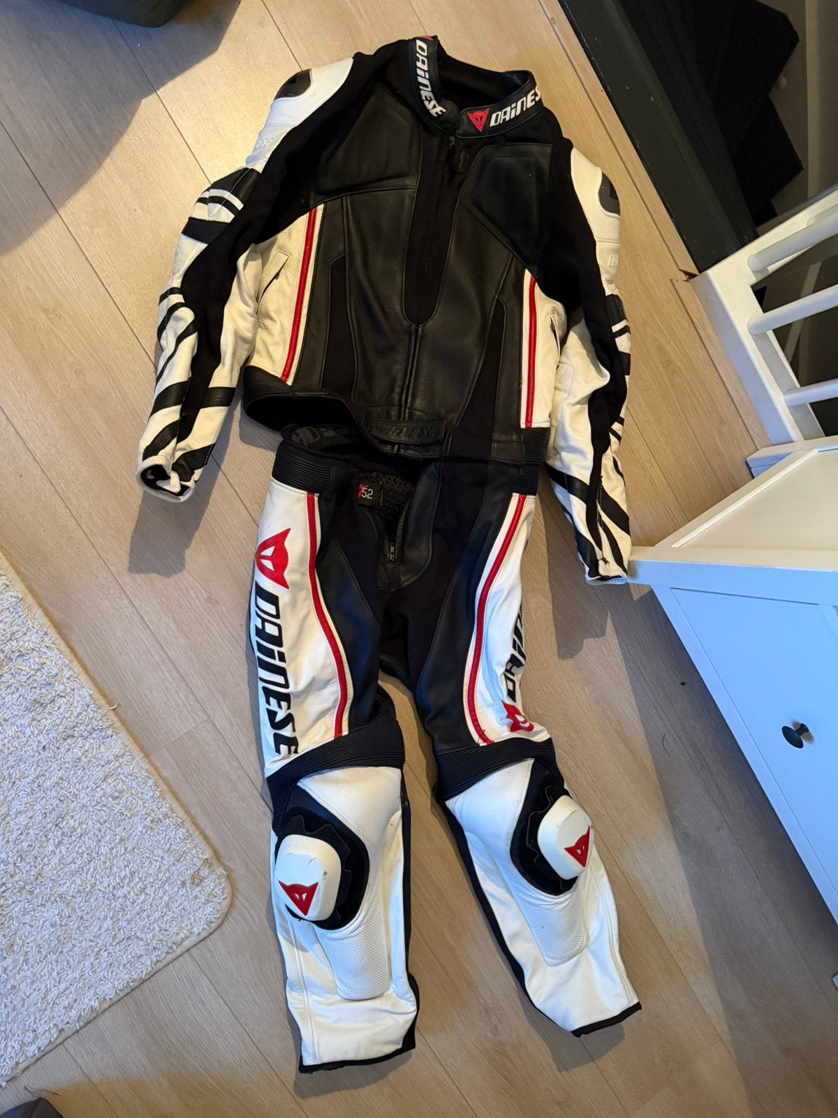 Dainese 2-delig leren motorpak – maat 52, Ophalen of Verzenden, Tweedehands, Combipak