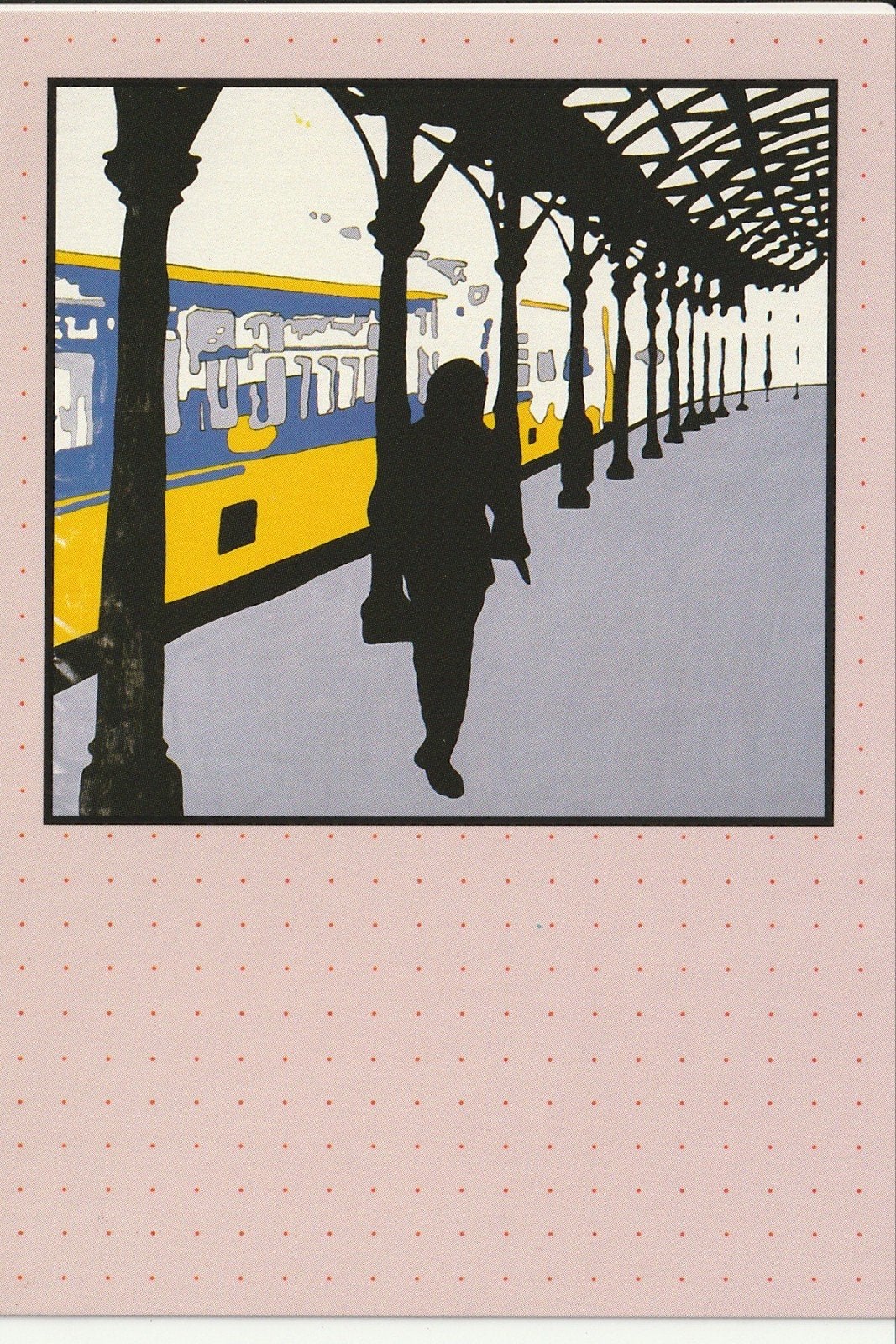 SPOORWEG DETAILS NS EXPOSITIE UTRECHT CS PETER VAN EDE 1993, Verzamelen, Ansichtkaarten | Nederland, Ophalen of Verzenden, 1980 tot heden