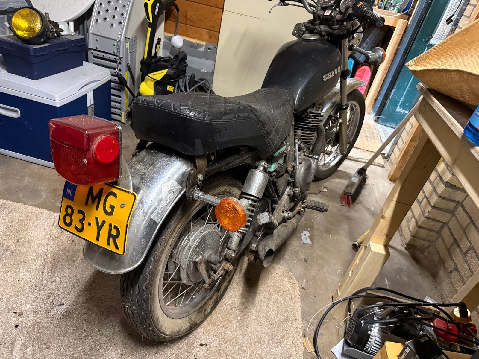 Suzuki GN400 - Klassieke motorfiets voor restauratie/onderde, Gebruikt, Particulier, Overig, Minimaal motorrijbewijs A2