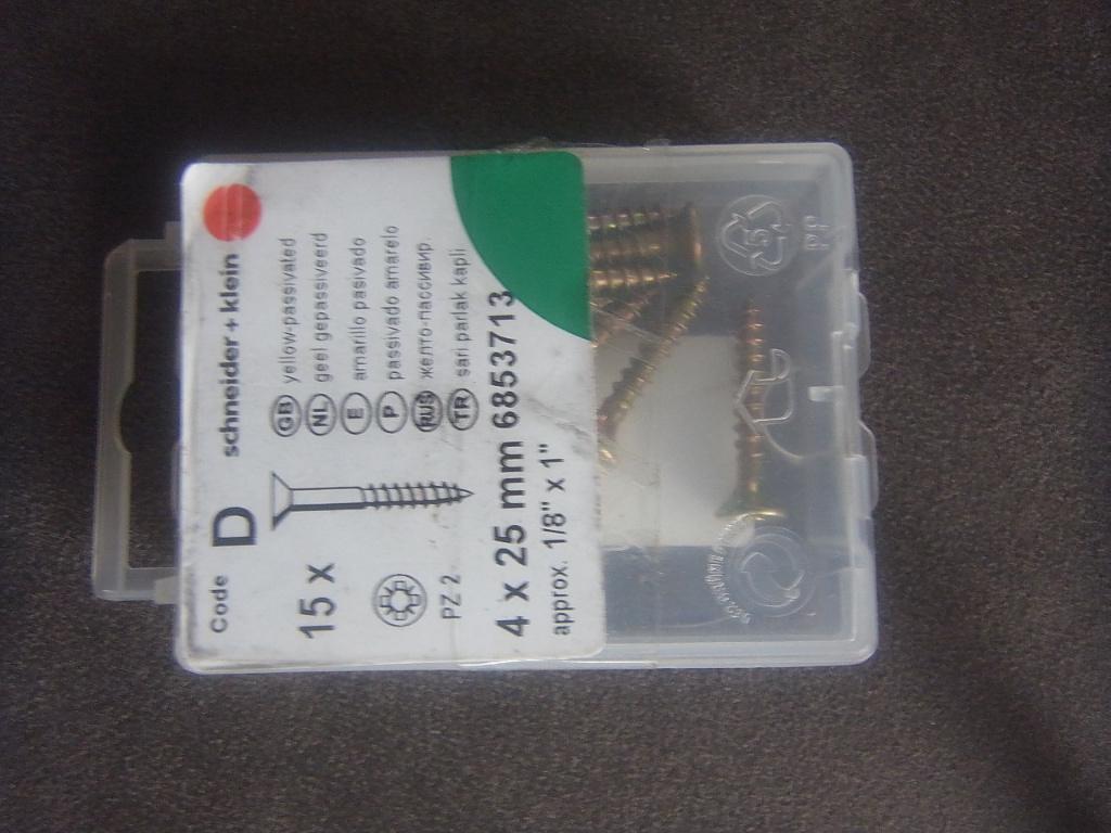 houtschroeven 4*25 mm, Ophalen of Verzenden, Nieuw, Minder dan 50 mm, Schroeven