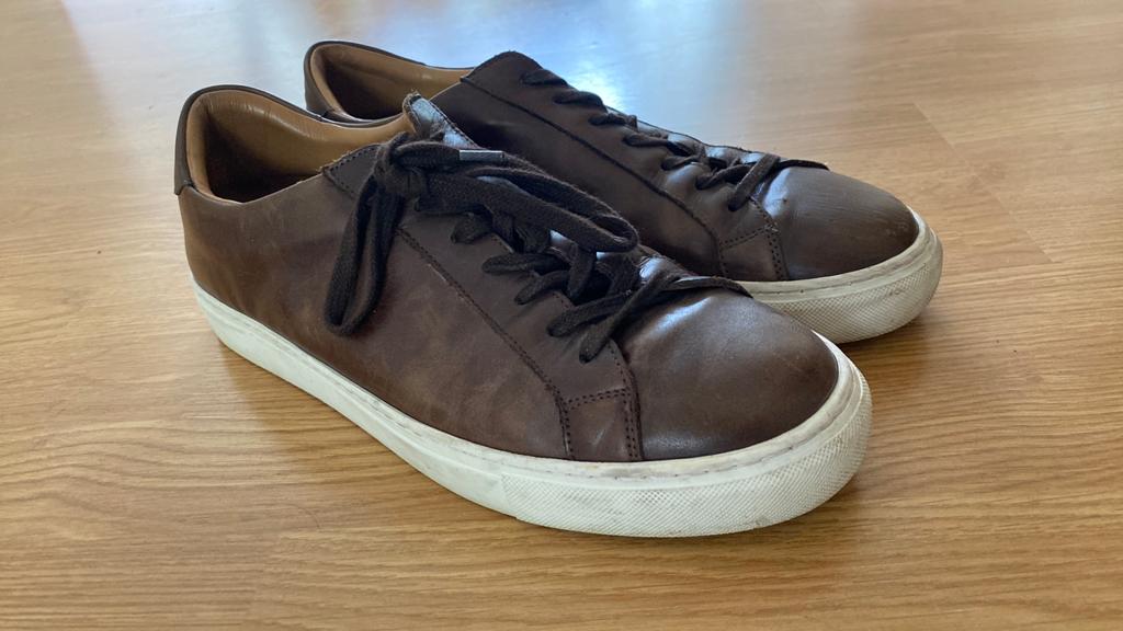 Skolyx sneakers, maat 44, donkerbruin, Ophalen of Verzenden, Zo goed als nieuw, Bruin, Sneakers of Gympen