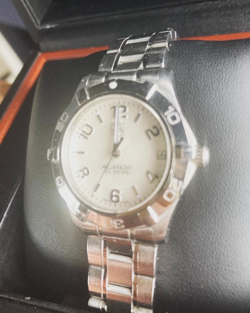 TAG Heuer Aquaracer Vrouw - perfecte staat, Sieraden, Tassen en Uiterlijk, Horloges | Dames, Staal, Polshorloge, Zo goed als nieuw