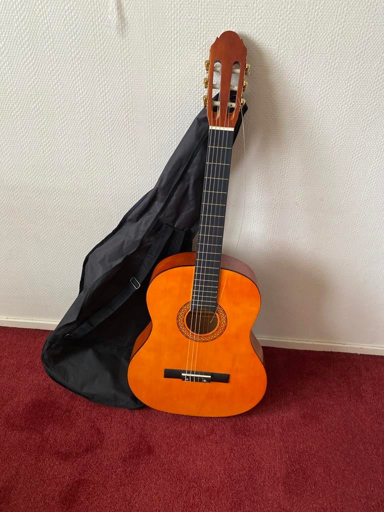 Martinez Klassieke Gitaar MTC-080-PPB 4/4 met hoes, Muziek en Instrumenten, Ophalen, Gebruikt, Klassieke of Spaanse gitaar, Met koffer