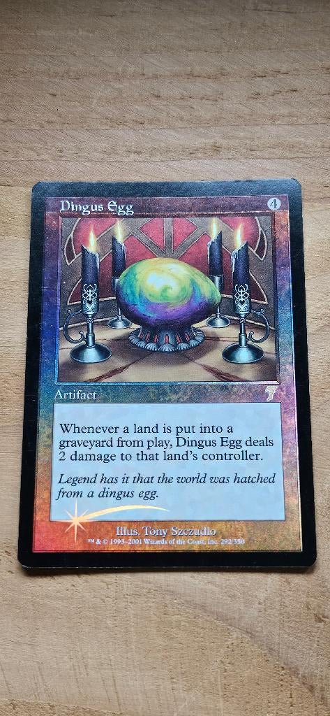 Dingus Egg (foil), Ophalen of Verzenden, Zo goed als nieuw, Foil