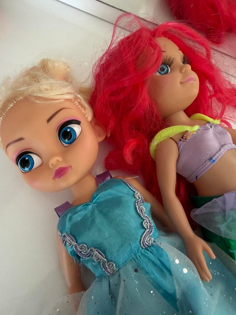 Elsa en Zeemeermin, Ophalen of Verzenden, Zo goed als nieuw, Pop