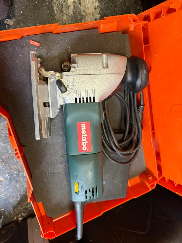 Metabo STE 100 Plus decoupeerzaag in koffer, Ophalen, Gebruikt