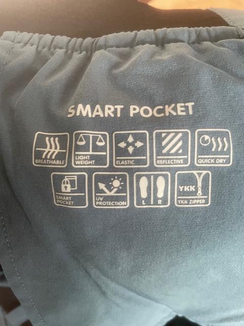 Lichtblauwe afritsbroek - Ideaal voor wandelen, Maat 38/40 (M), Blauw, Ophalen of Verzenden, Zo goed als nieuw