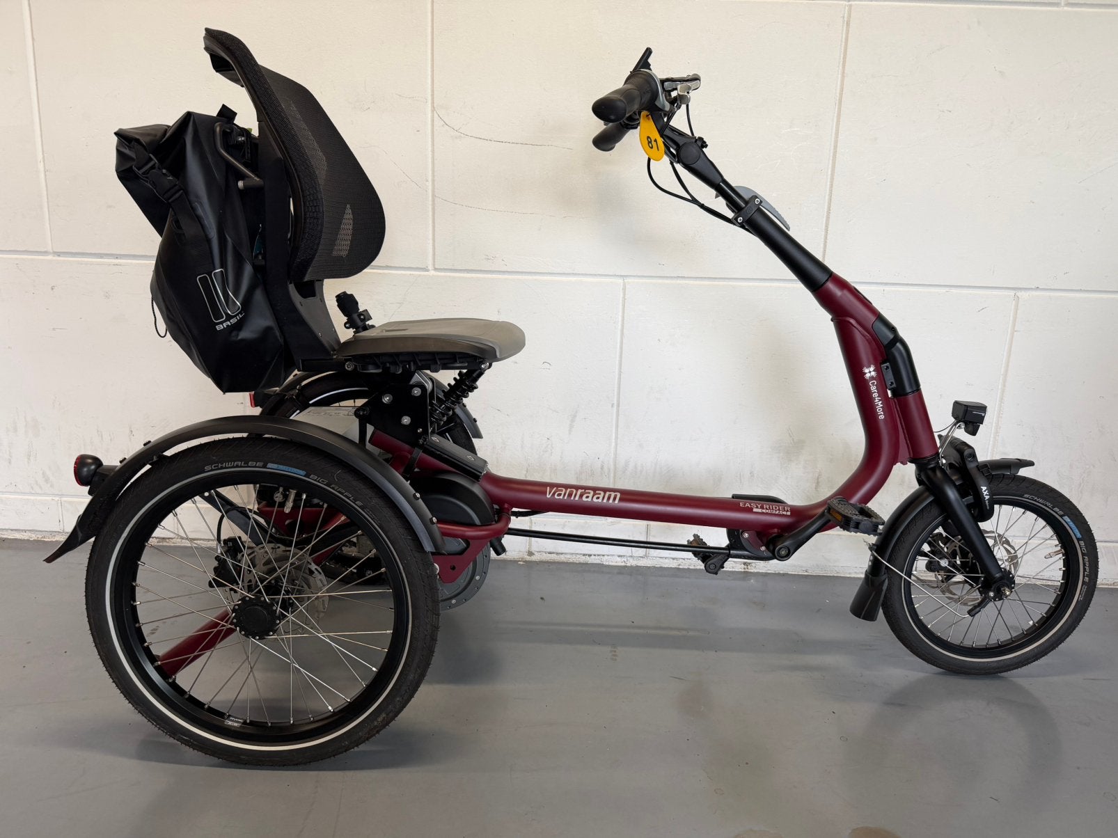 Van Raam Easy Rider Compact, 522Wh accu, stokhouder, tas!, Ophalen of Verzenden, Zo goed als nieuw