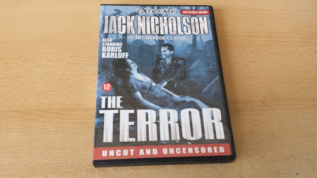 The Terror - Jack Nicholson en Boris Karloff, Vanaf 12 jaar, Ophalen of Verzenden, Zo goed als nieuw, Actie