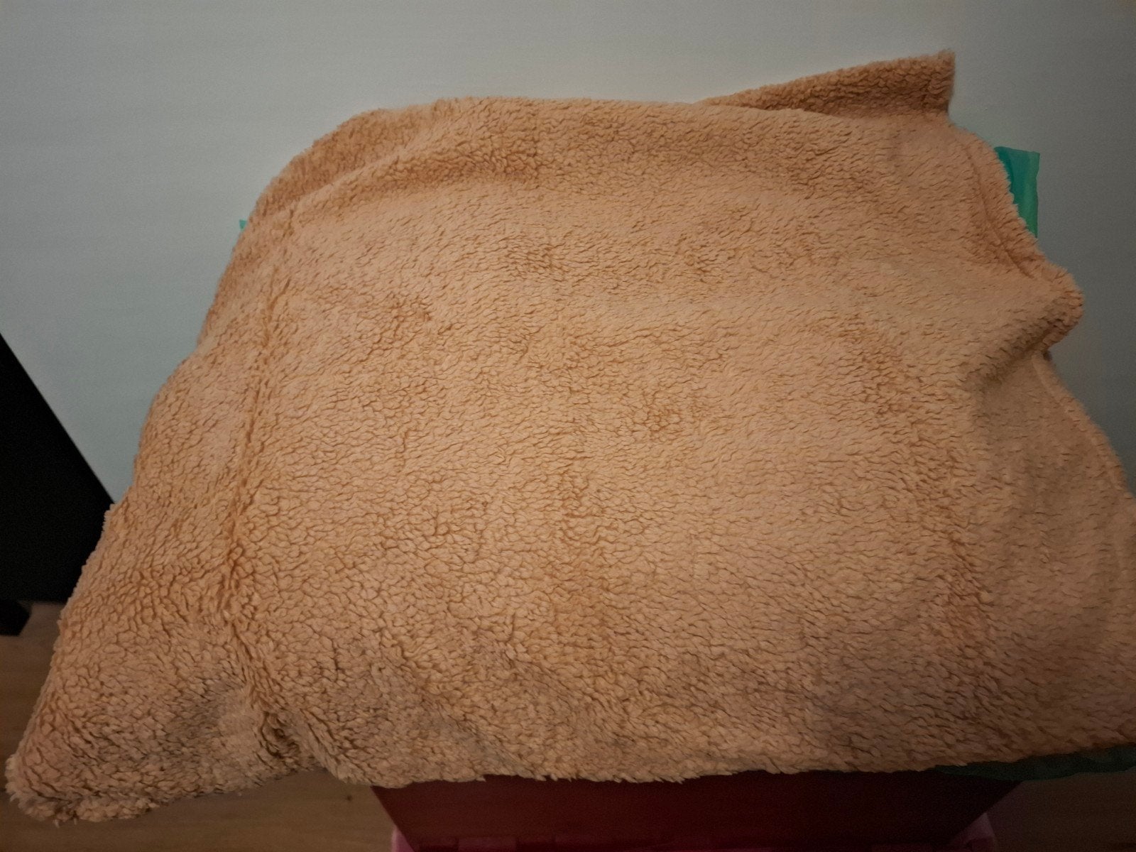 Zacht Dekbedovertrek 200/240 - Comfortabel en Warm, Gebruikt, Beige, Dekbedovertrek, Tweepersoons