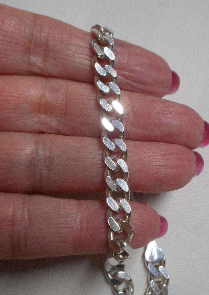 Zilveren Gourmet schakel armband nr.1785, Verzenden, Zo goed als nieuw, Zilver, Zilver
