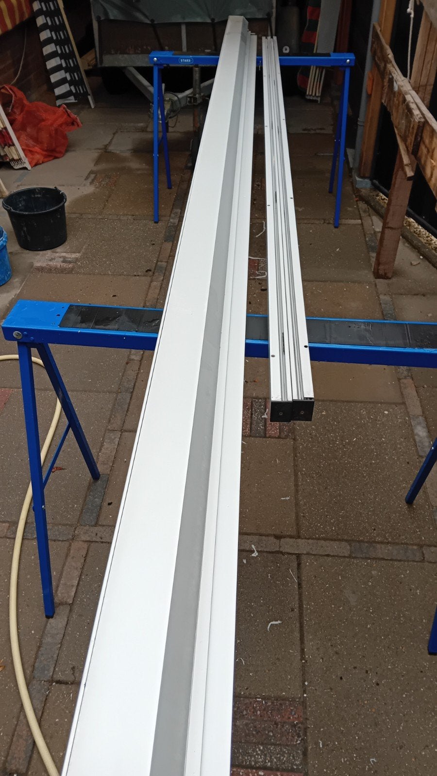 screen rits elec met afstand bediening Somfy, Ophalen, Gebruikt, 200 cm of meer, 200 cm of meer