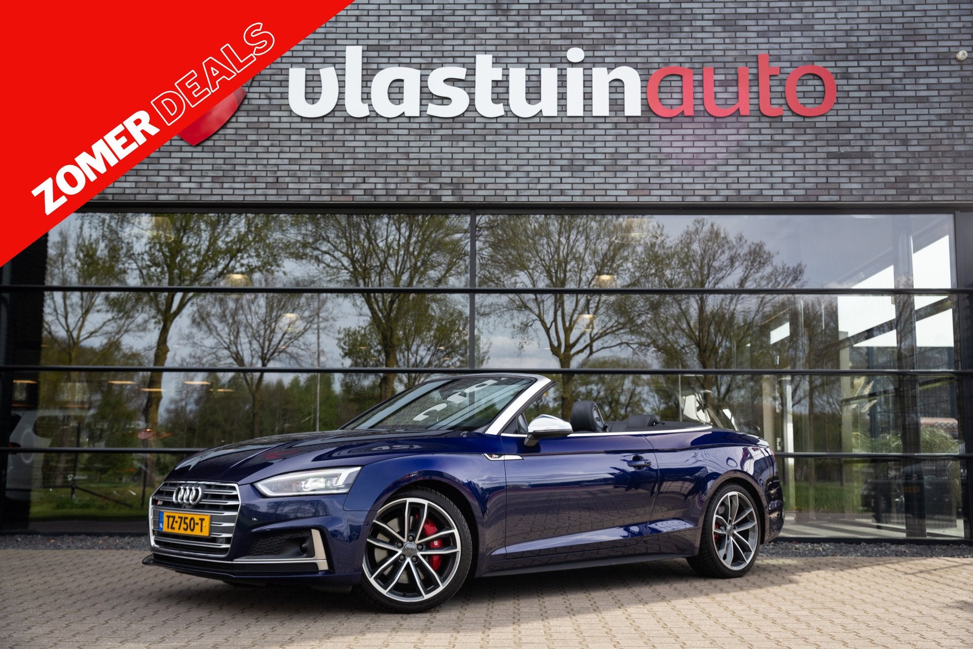 Audi S5 Cabriolet 3.0 TFSI S5 quattro Pro Line Plus , Adap., Auto's, Gebruikt, 2995 cc, Cabriolet, Leder