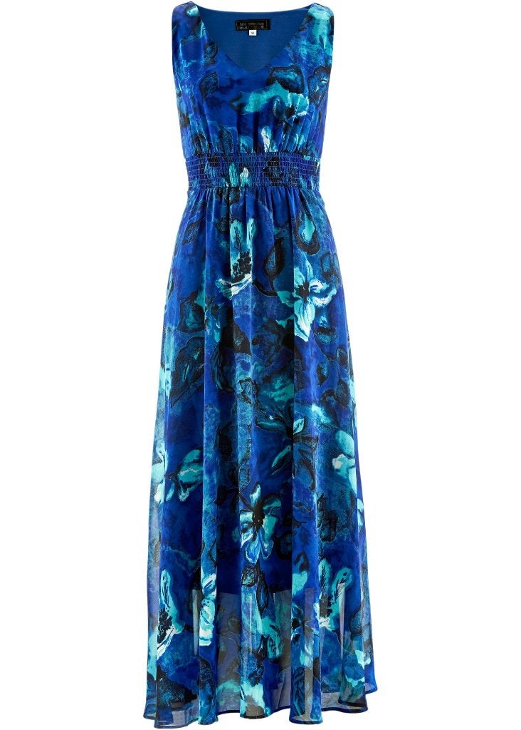 Prachtige nieuwe lange jurk van Bonprix, Kleding | Dames, Bonprix, Blauw, Jurk, Nieuw