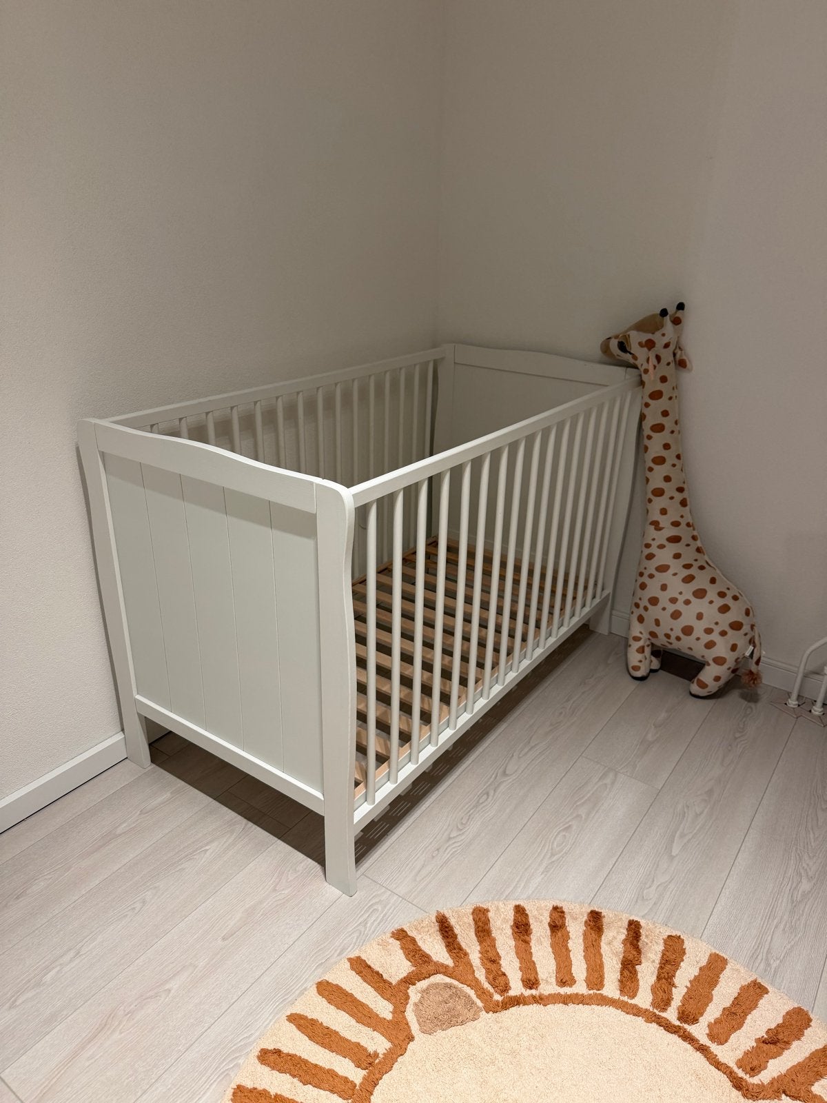 Wit ledikant 60x120 (exclusief matras), Ophalen, Zo goed als nieuw, Ledikant