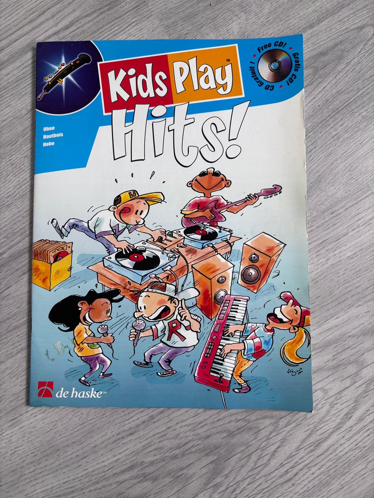 Kidsplay Hits! voor hobo, Muziek en Instrumenten, Bladmuziek, Hobo, Ophalen of Verzenden, Zo goed als nieuw, Artiest of Componist