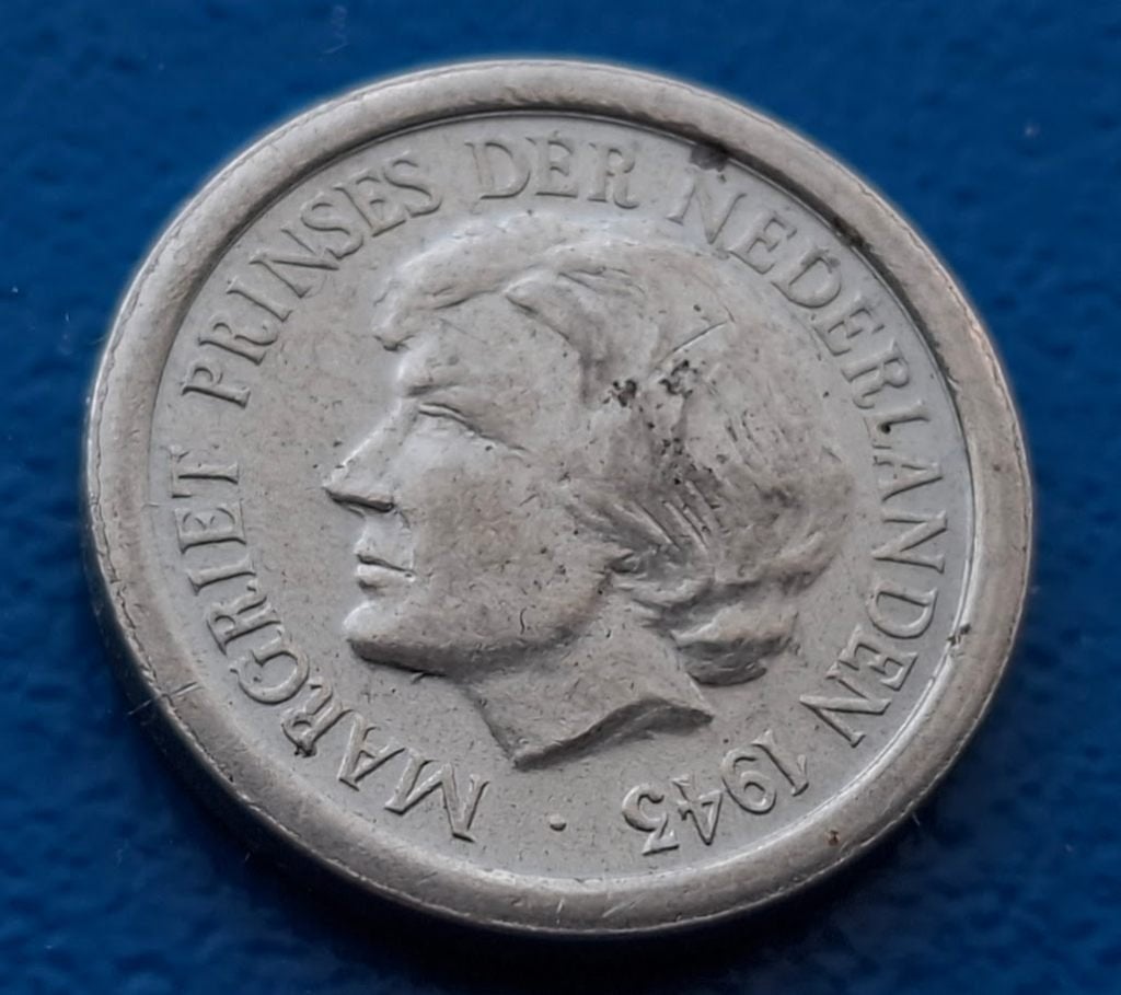 Penning 5 cents Prinses Margriet van Nederland, Postzegels en Munten, Verzenden, Overige materialen, Nederland