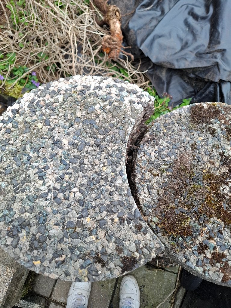 Tegels halve maanvorm, Tuin en Terras, Ophalen, Gebruikt, Overige typen, 5 tot 10 m²