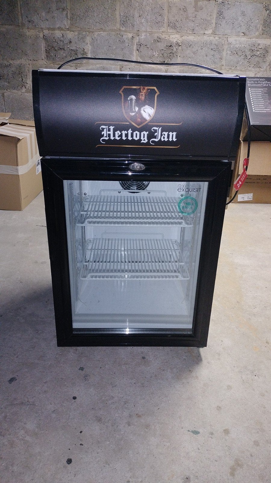 Tafelmodel Koelkast Hertog Jan, Minder dan 75 liter, Ophalen, Zonder vriesvak, Minder dan 85 cm