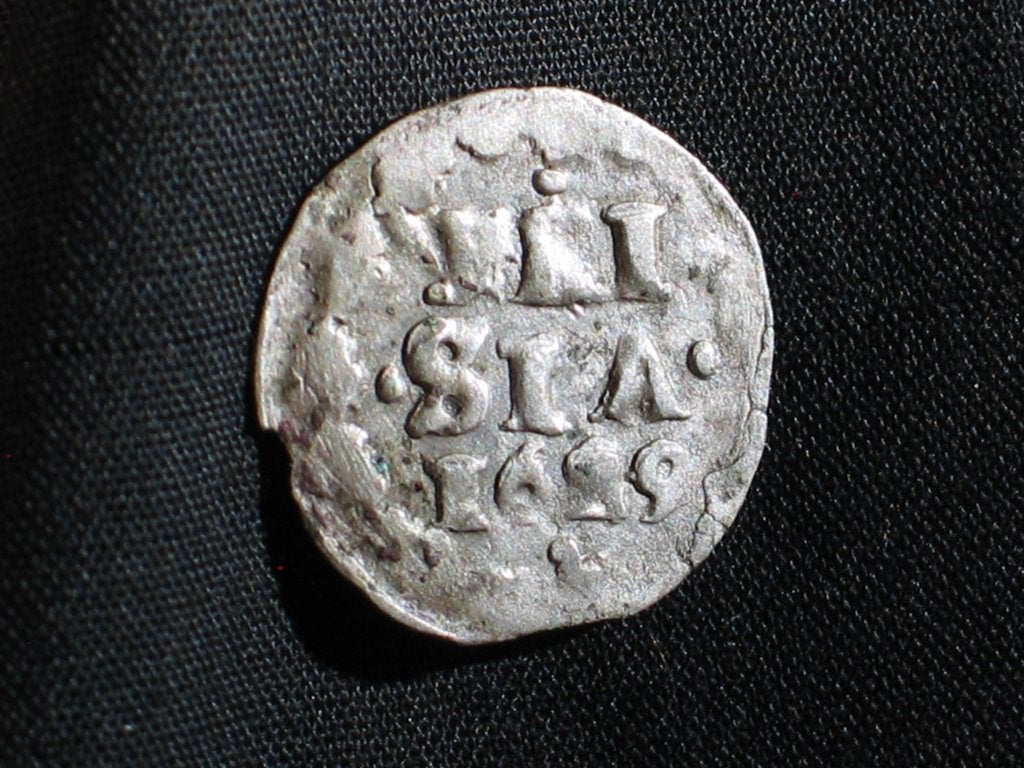 Stuiver Friesland 1629 zilver, bodemvondst. 2222, Postzegels en Munten, Vóór koninkrijk, Zilver, Losse munt, Overige waardes