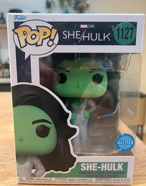 Funko pop She Hulk 1127 glitter editie, Ophalen of Verzenden, Nieuw