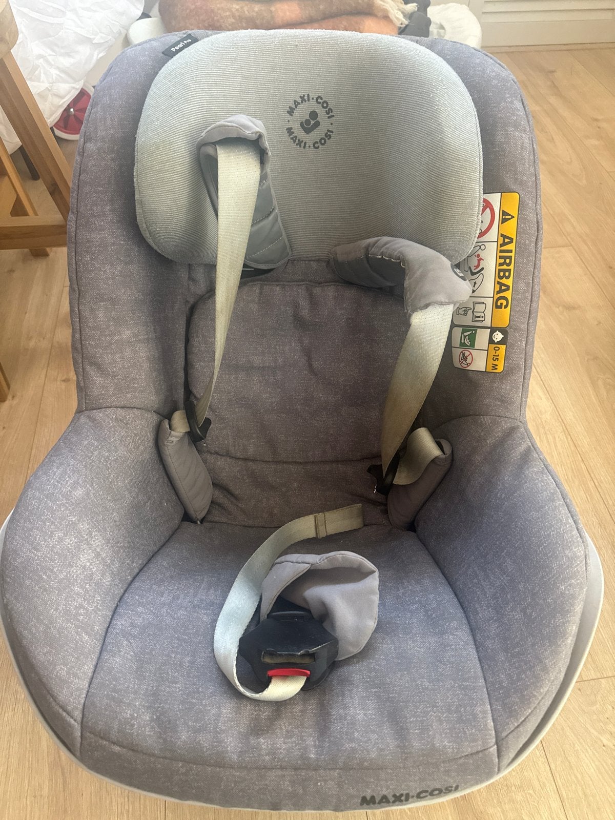 Maxi-Cosi Pearl Pro i-Size autostoel met 3wayFix base, Ophalen, Gebruikt, 0 t/m 18 kg, Verstelbare rugleuning