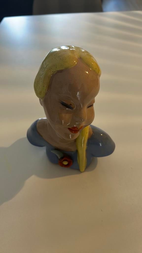 Art deco beeld., Antiek en Kunst, Antiek | Keramiek en Aardewerk, Ophalen