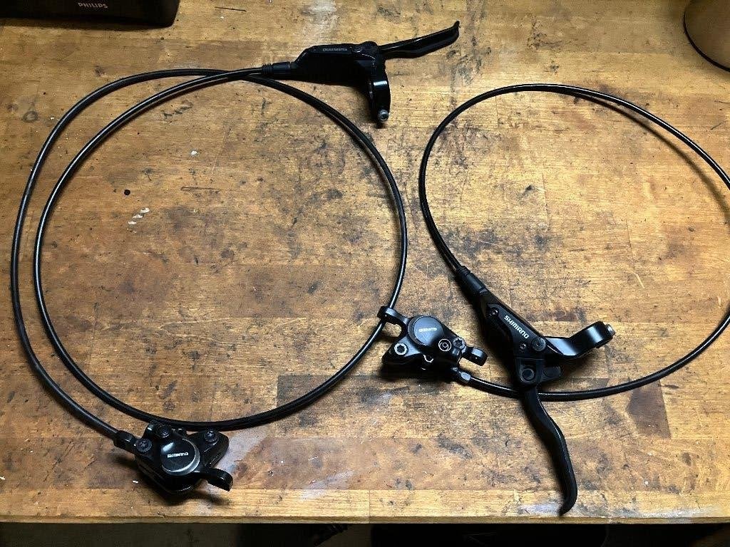 Shimano remhendel en remklauw, Fietsen en Brommers, Fietsonderdelen, Ophalen, Gebruikt