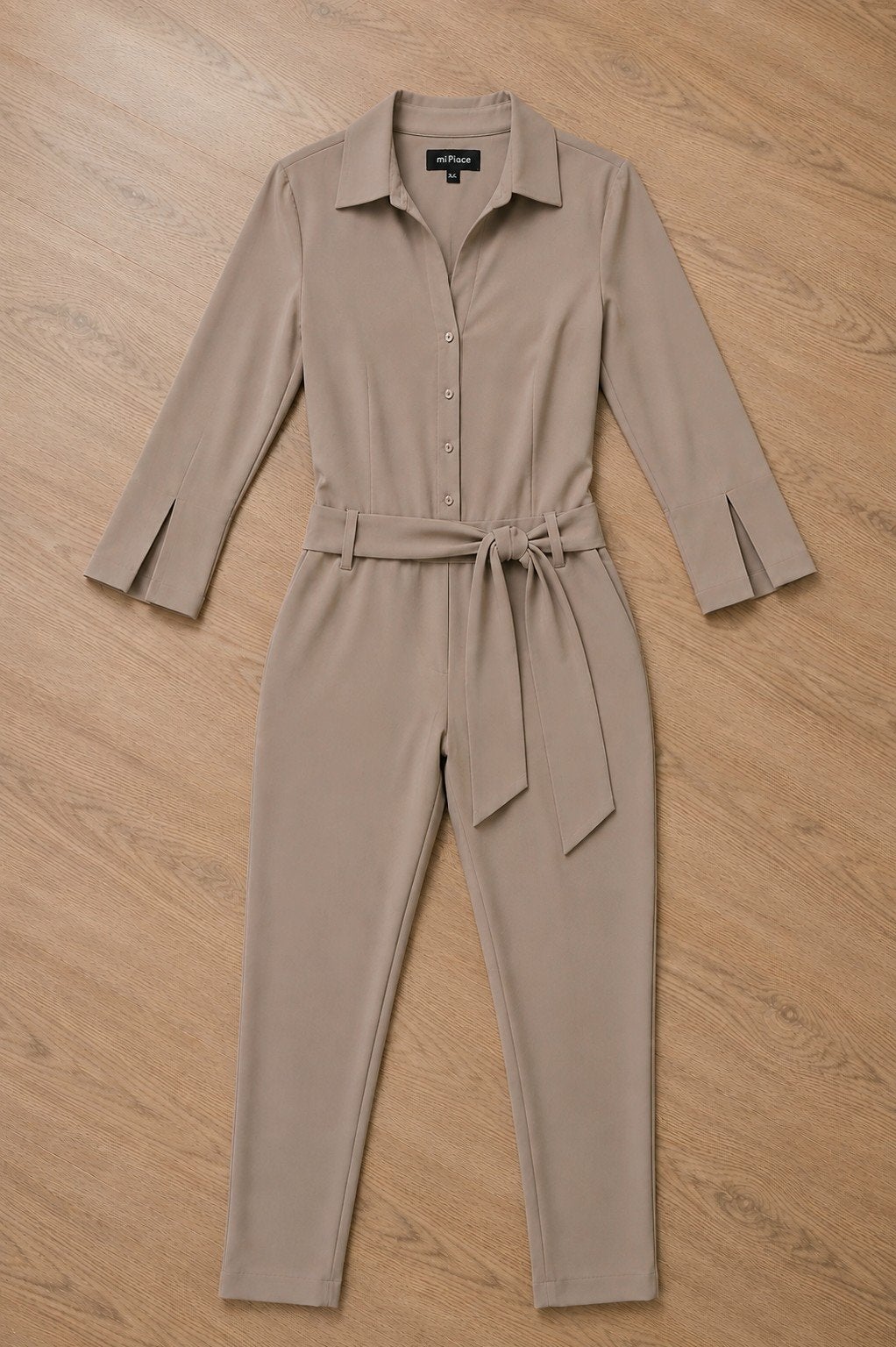 Mi Piace travelstof Jumpsuit maat XL Kleur Taupe, Kleding | Dames, Jumpsuits, Mi Piace, Verzenden, Beige, Maat 46/48 (XL) of groter