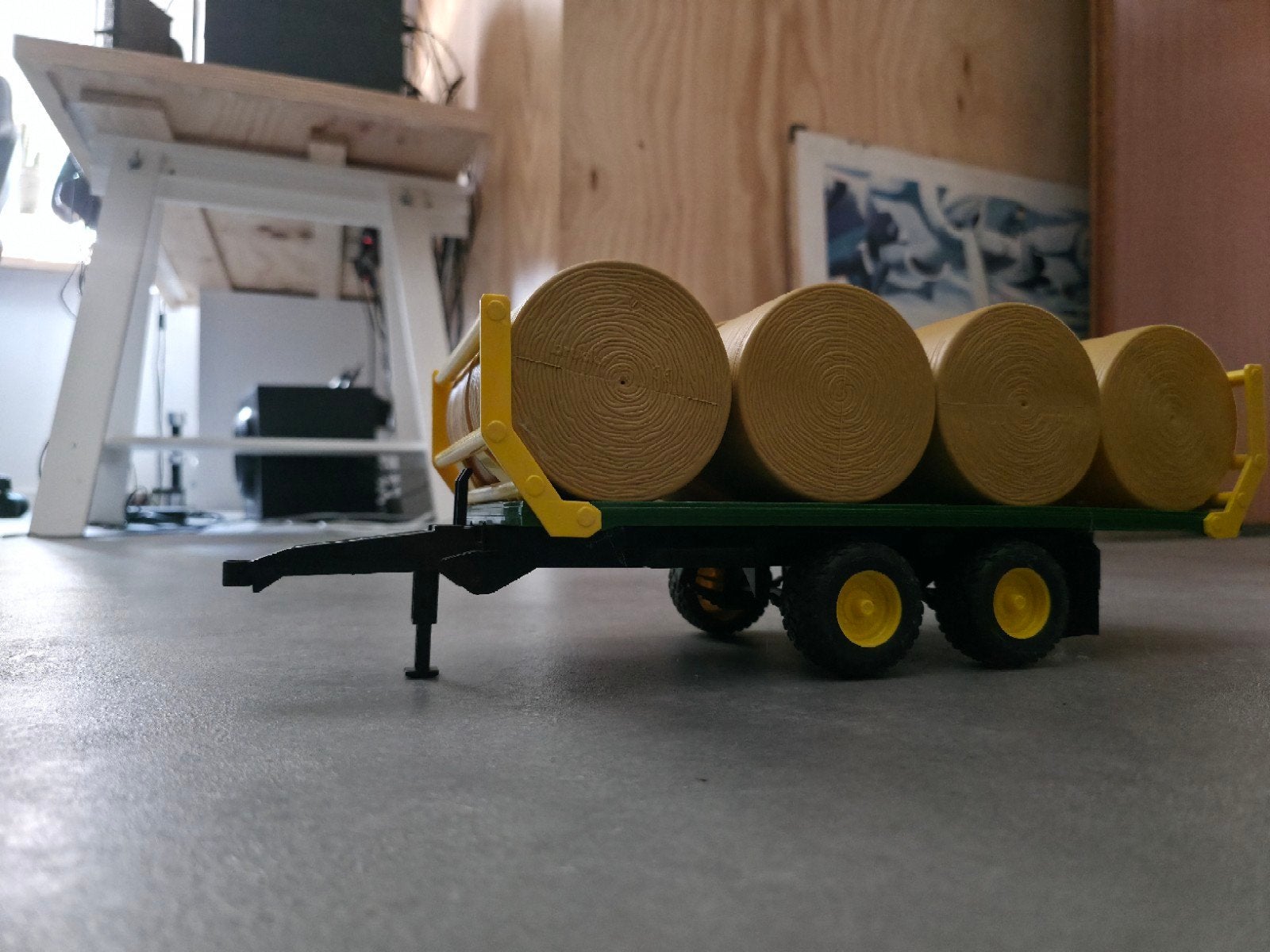 Bruder balenkar met 8 balen, Ophalen of Verzenden, Gebruikt, Jongen of Meisje