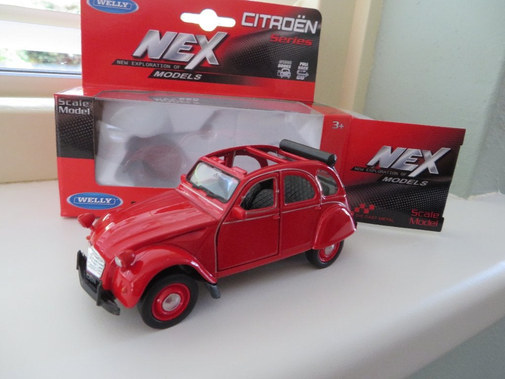 Welly Citroen Eend 2CV, Ophalen of Verzenden, Nieuw, Auto, Overige merken
