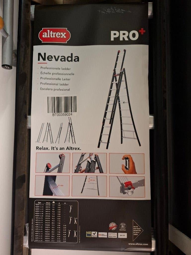 Altrex ladder NZER 1 x12, Ophalen, Nieuw, Ladder, 4 meter of meer