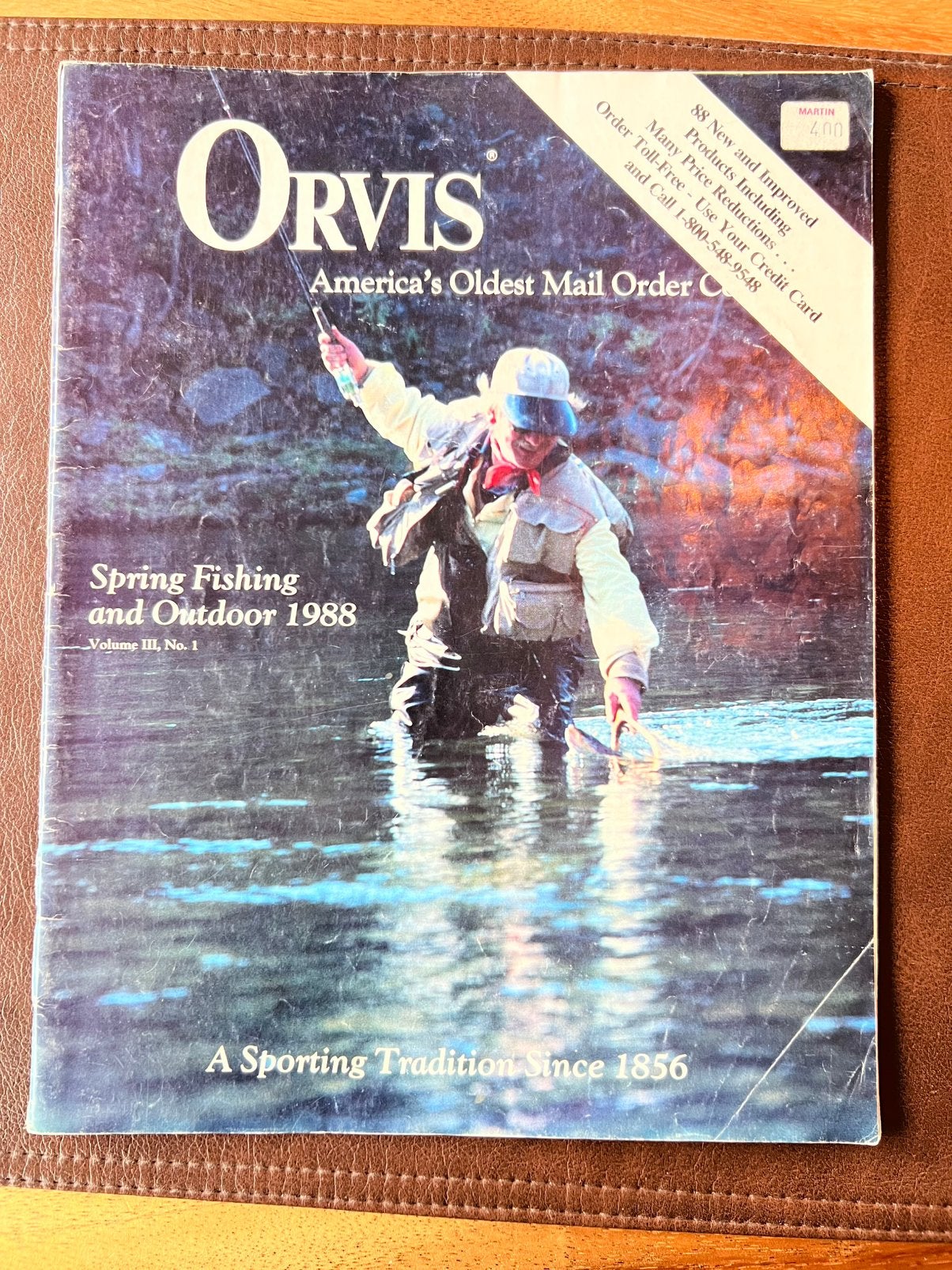 Te koop: vintage Orvis catalogus uit 1988, Watersport en Boten, Ophalen of Verzenden, Gebruikt