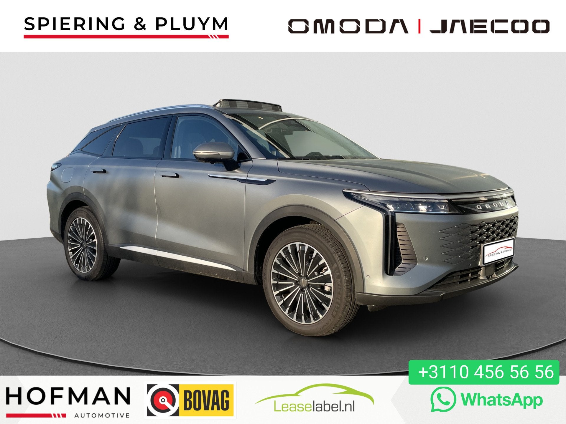 Omoda 9 1.5T-GDi SHS-P Premium | Pano | 150km elektr. range, Auto's, Automaat, 1100 km, Stoelverwarming, Euro 6