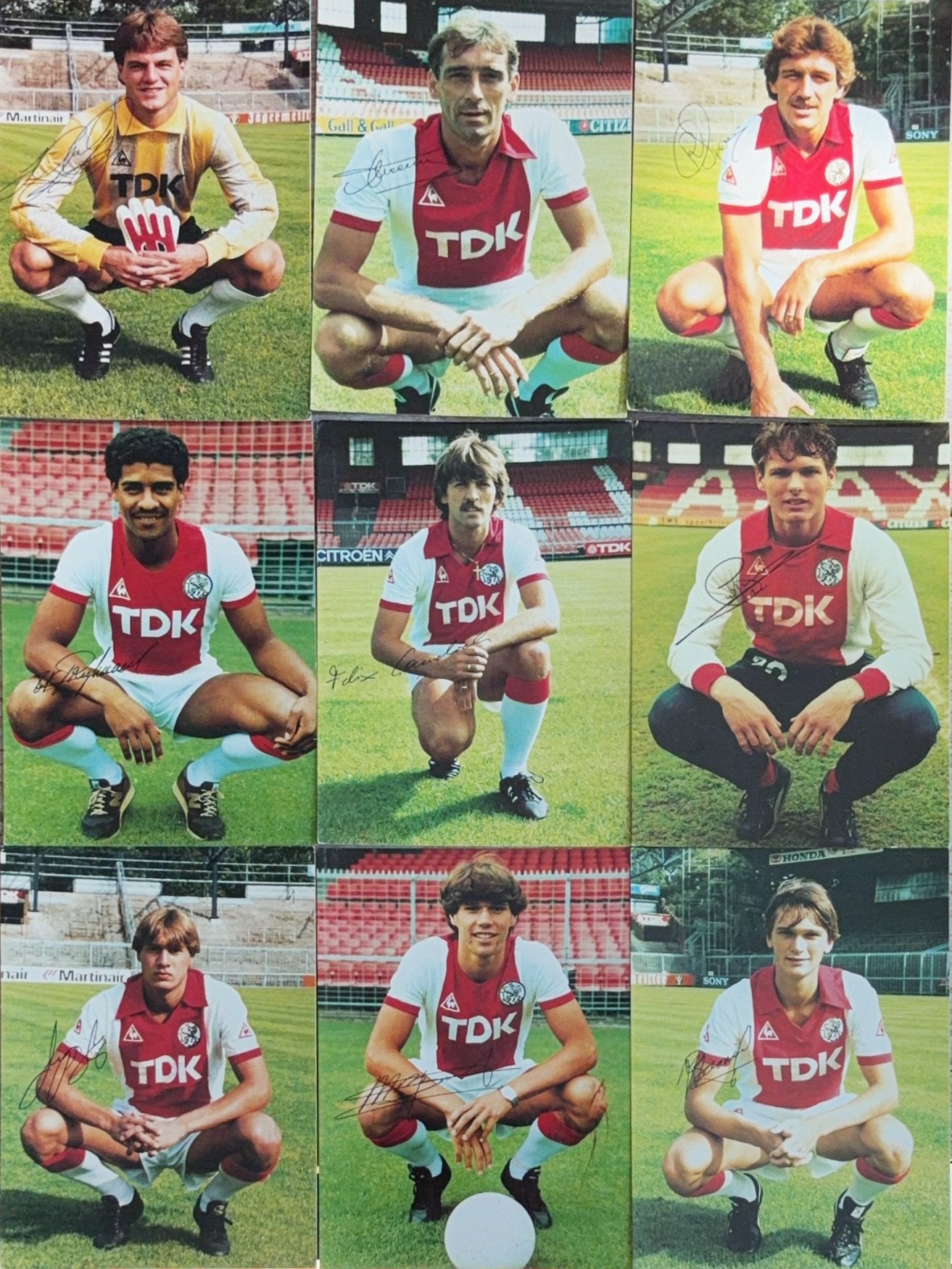 9 Spelerskaart AFC Ajax Amsterdam - seizoen 1984/1985, Verzamelen, Sportartikelen en Voetbal, Ophalen of Verzenden, Zo goed als nieuw