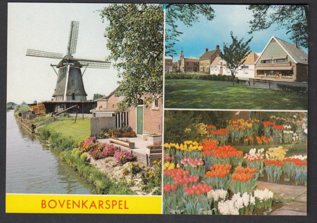 Bovenkarspel- Molen- Tulpen- Westfriese Flora1988-Ongelopen, Verzenden, 1980 tot heden, Gelopen, Noord-Holland