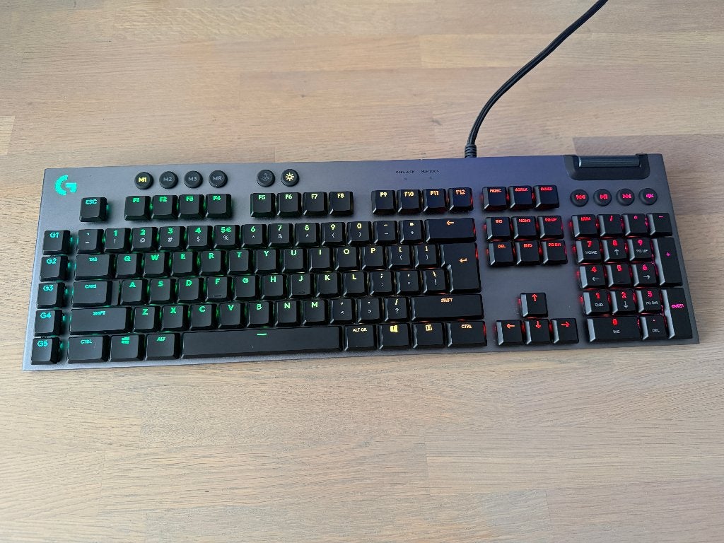 Logitech G815 Tactile mechanisch toetsenbord gaming RGB, Computers en Software, Logitech., Ophalen of Verzenden, Zo goed als nieuw