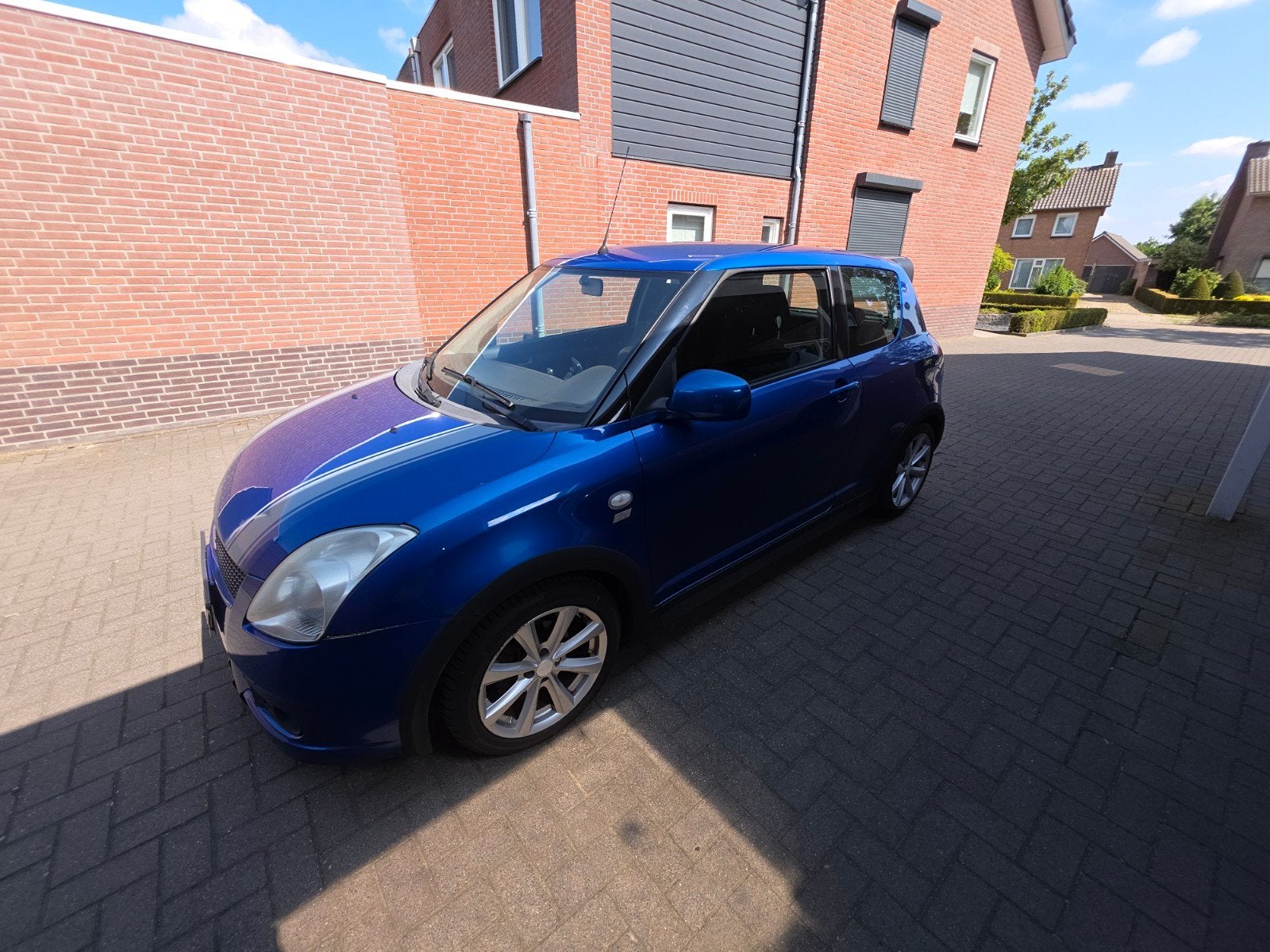 Suzuki Swift 1.3 3D 2007 Blauw, Auto's, 31 €/maand, Swift, Origineel Nederlands, Handgeschakeld