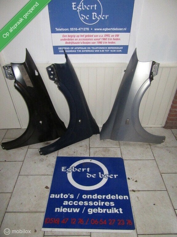 Spatbord voorscherm Opel Astra G, bj '98 tm '03, Gebruikt, Opel, Ophalen of Verzenden, Opel
