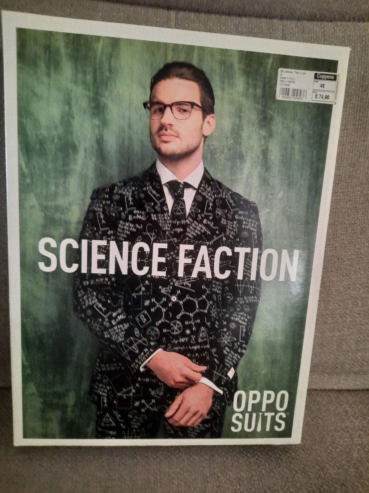 OPPOSUITS herenkostuum 'Science Faction' maat 48, Ophalen, Zo goed als nieuw, Maat 48/50 (M), Grijs