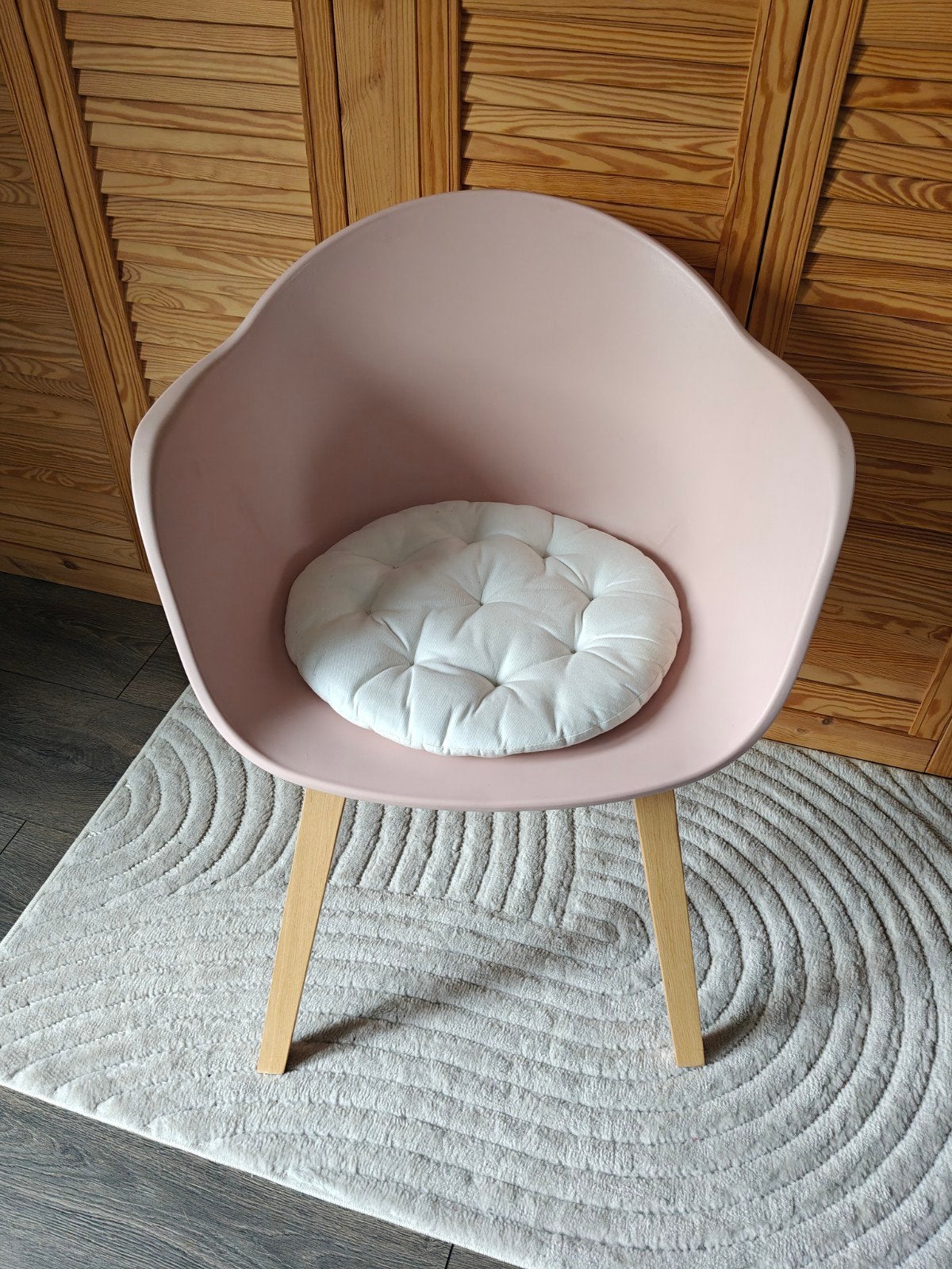 Roze kuipstoel, Ophalen, Zo goed als nieuw, Overige kleuren, Eén