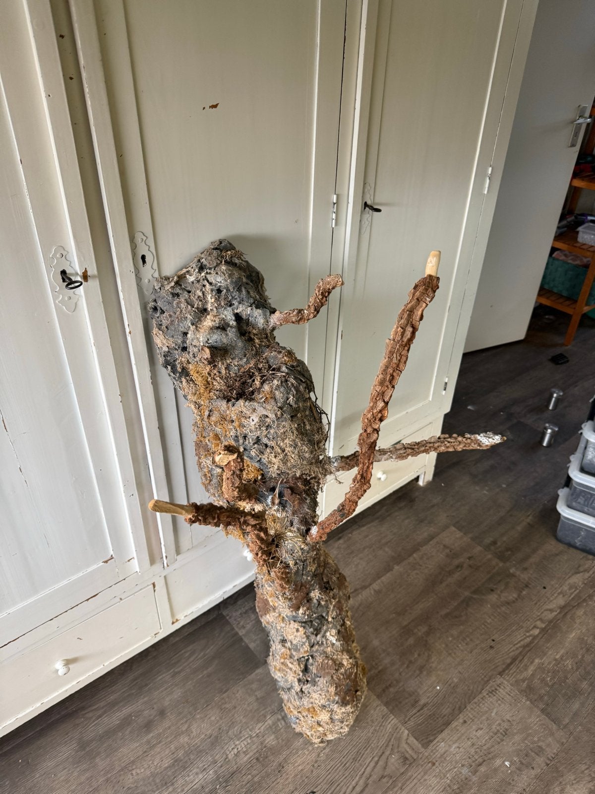 Unieke decoratieve kunstof boomstam - Natuurlijke kunst, Ophalen, Gebruikt