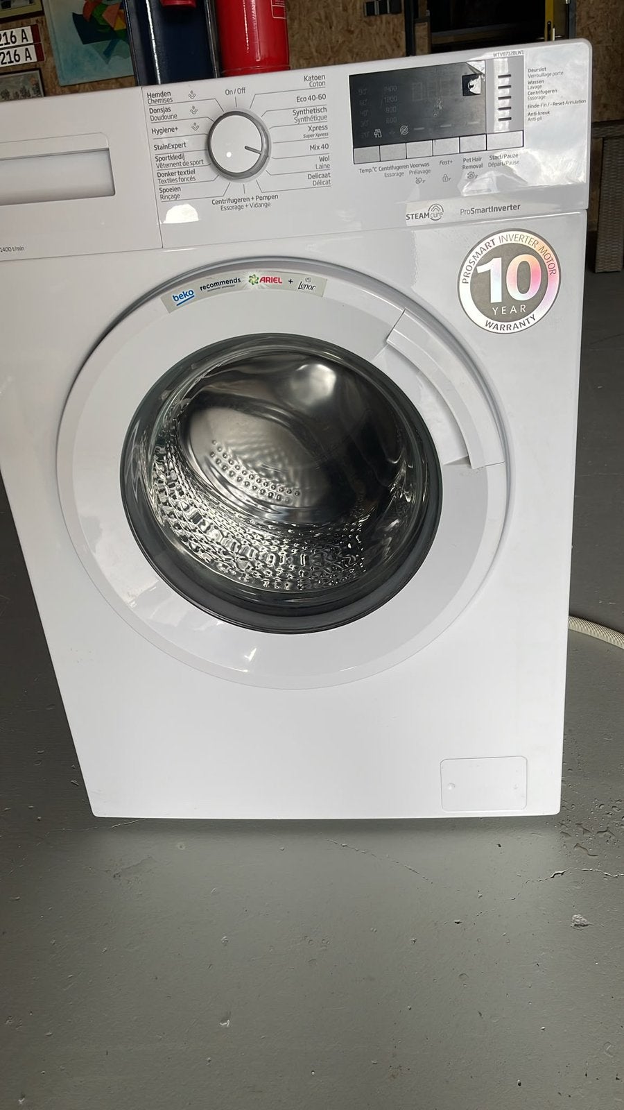 Beko wasmachine, Witgoed en Apparatuur, Ophalen, 6 tot 8 kg, Minder dan 85 cm, Zo goed als nieuw