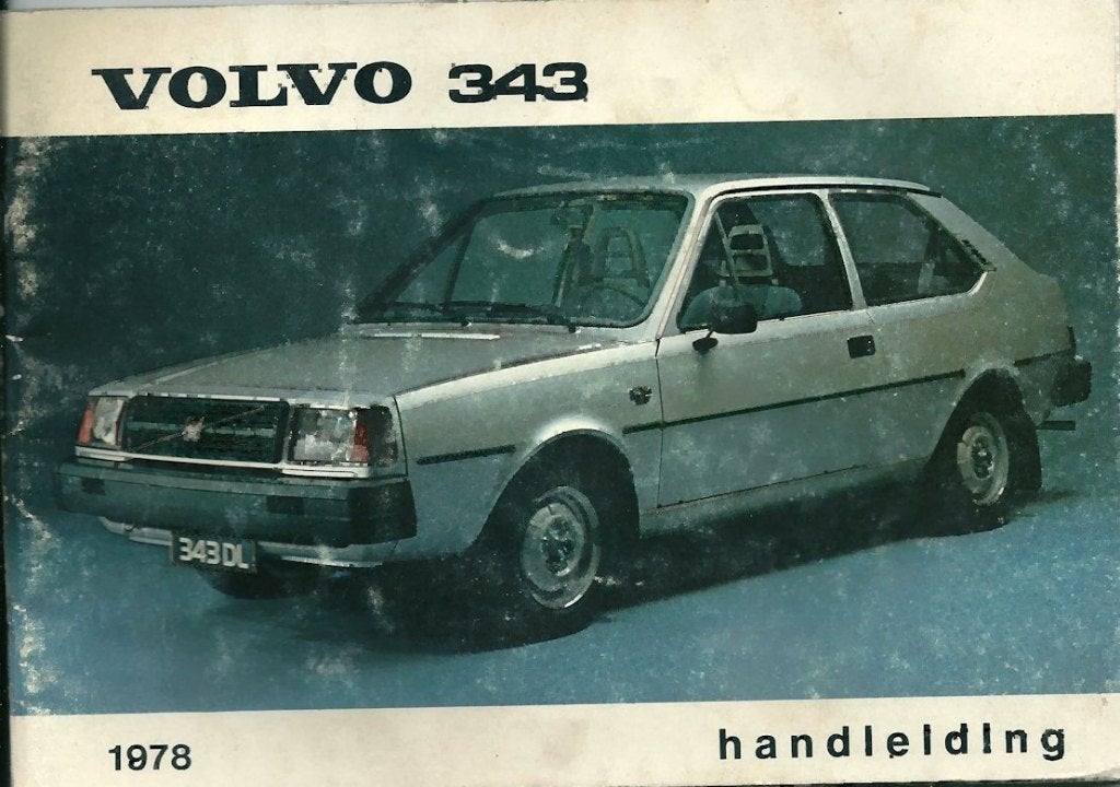 Volvo 343 / 340 / 360 instructieboekje 1978 / 1984 / 1985, Ophalen of Verzenden