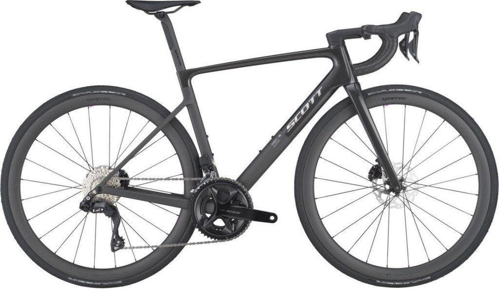 Scott Addict RC 30 mat zwart/ gloss black 58cm XL 2025