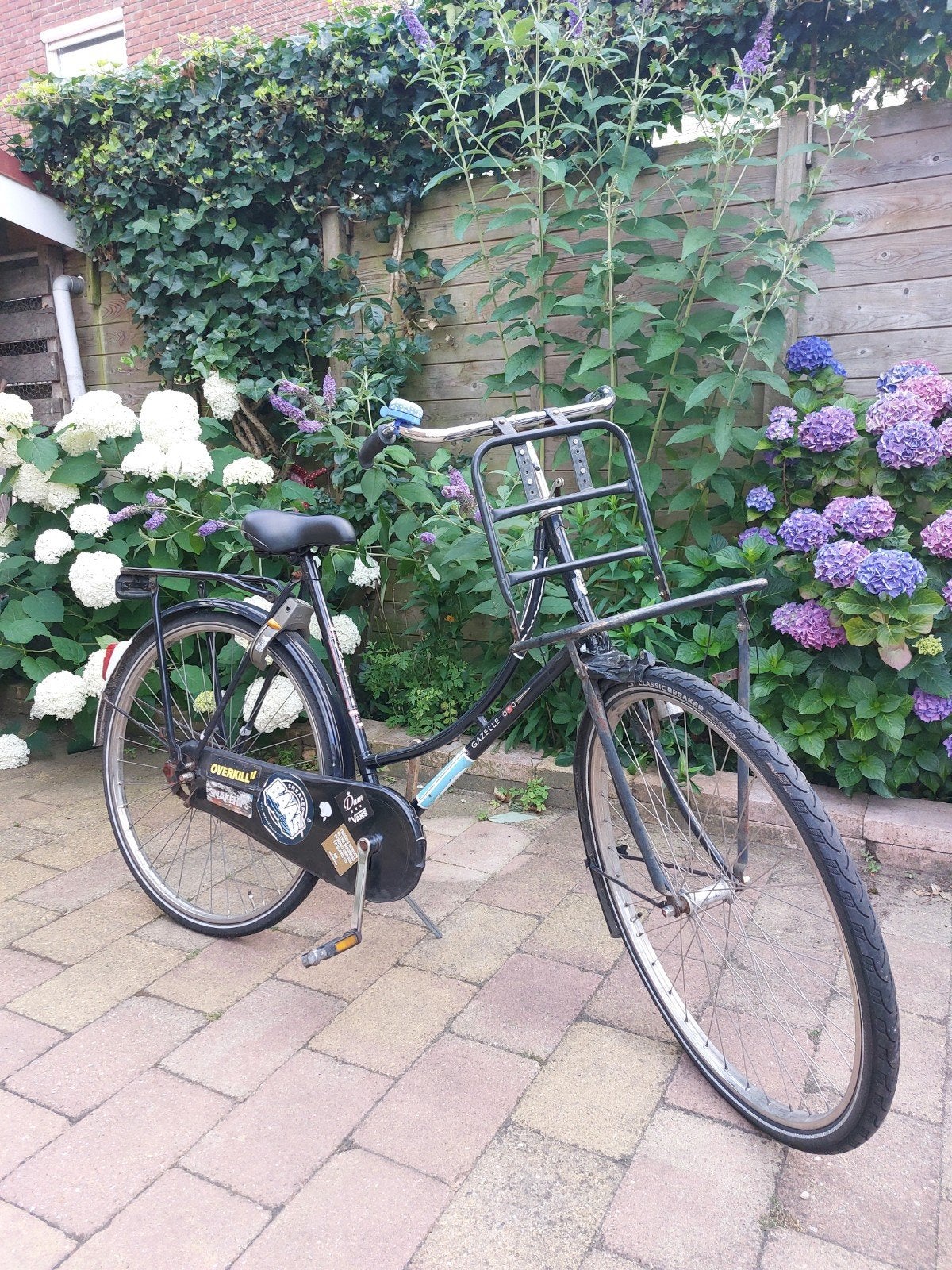 Gazelle omafiets met nieuwe banden en ketting, Ophalen, Gebruikt