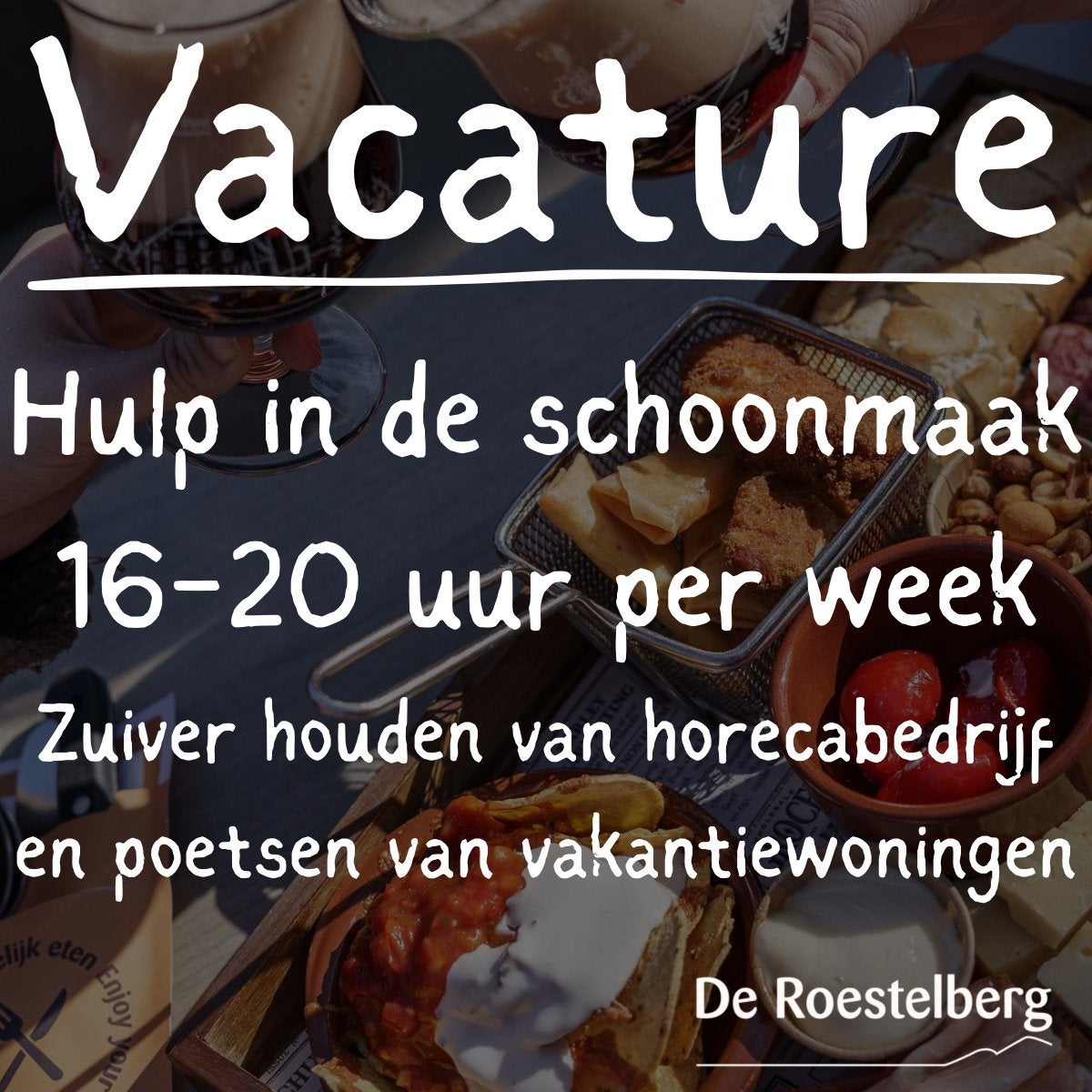 Vacature schoonmaak horecebedrijf kaatshuevel, Overige vormen