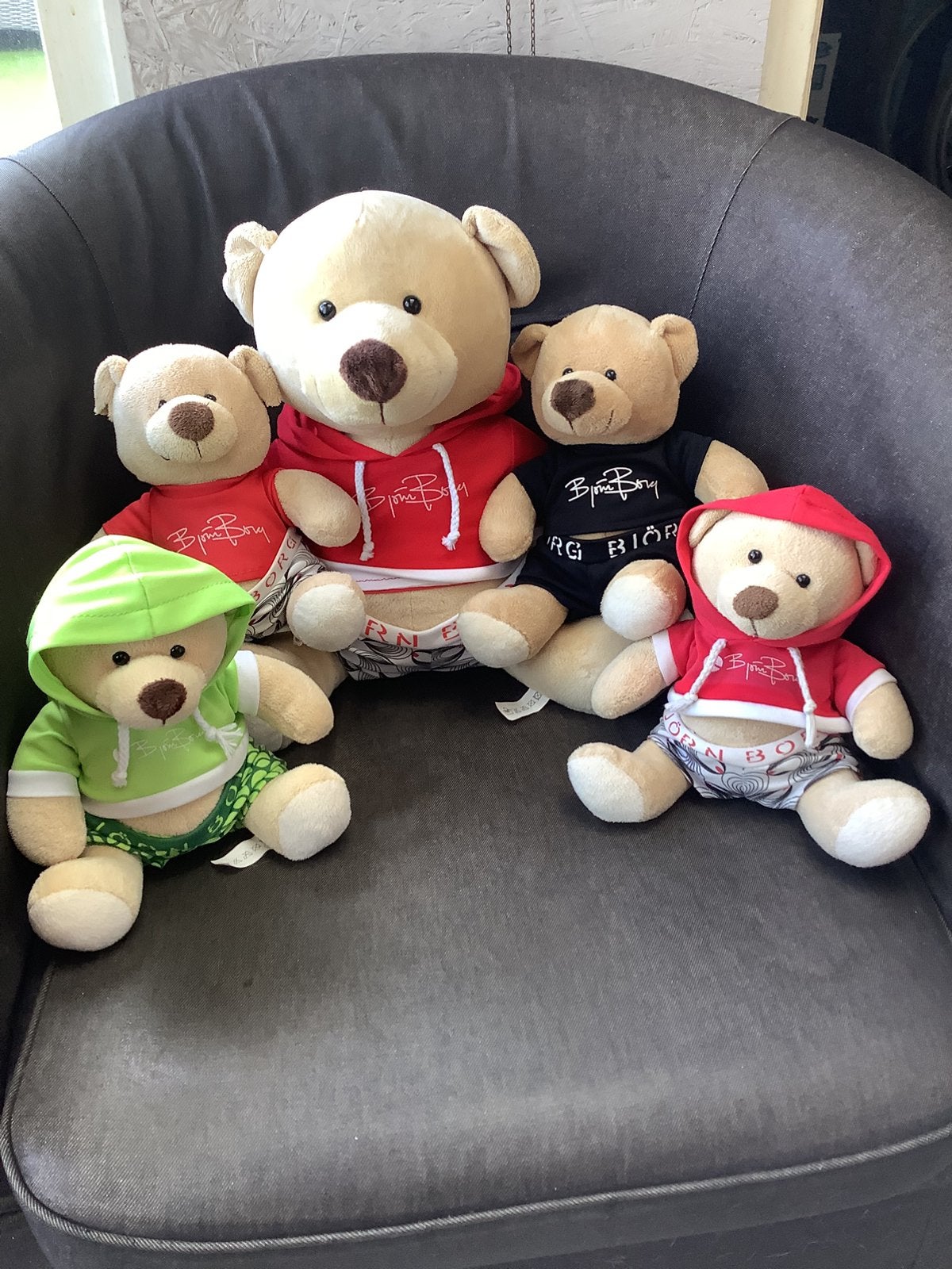 Bjorn Borg beren collectie van 5 stuks, Ophalen, Zo goed als nieuw, Stoffen beer, Overige merken
