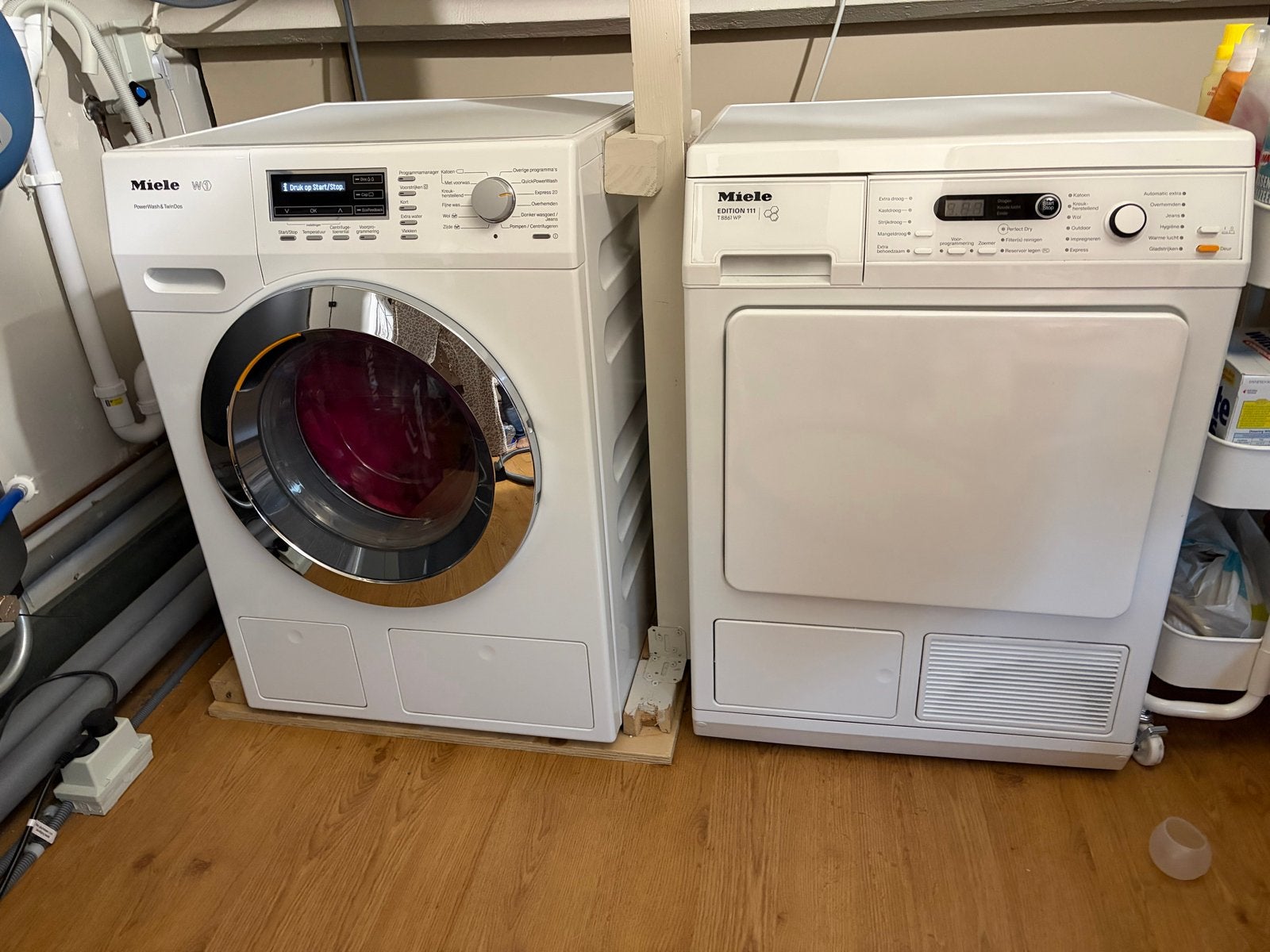 Miele Wasmachine W1 PowerWash & Droger T1 Edition 111