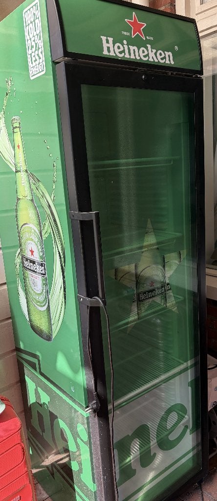 Heineken koelkast, Ophalen, Zonder vriesvak, 200 liter of meer, 60 cm of meer
